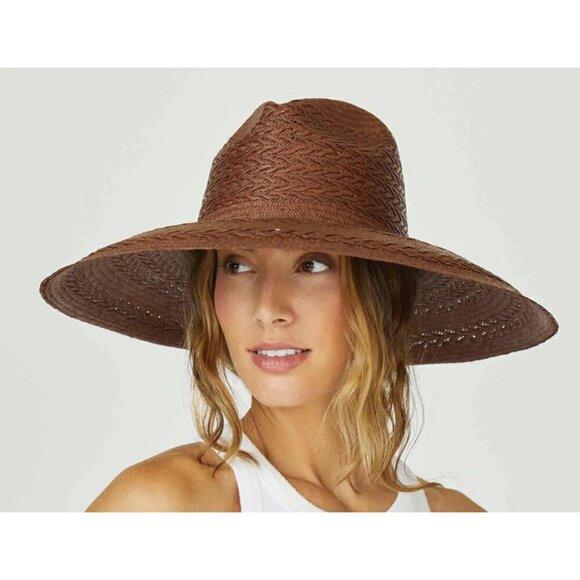 💕FRAYA💕 Redwood Fedora Hat ~ Mahogany Brown Small/Medium NWT - Picture 6 of 16